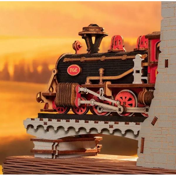 Puzzle 3D DIY Book Nook and Wonderland: Century Train