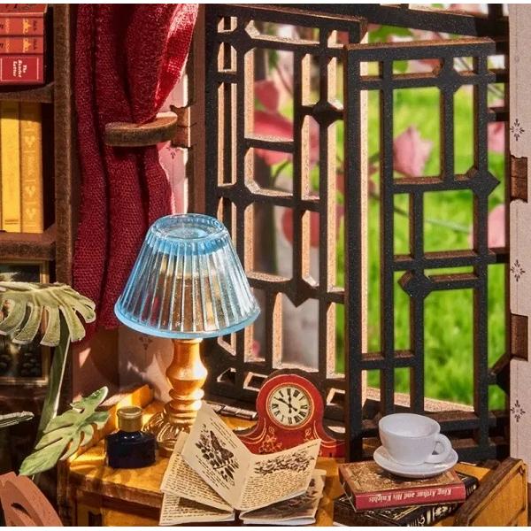 Puzzle 3D DIY Book Nook and Wonderland: Silent Corner Study