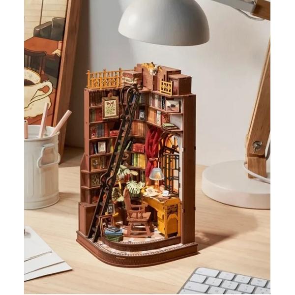 Puzzle 3D DIY Book Nook and Wonderland: Silent Corner Study