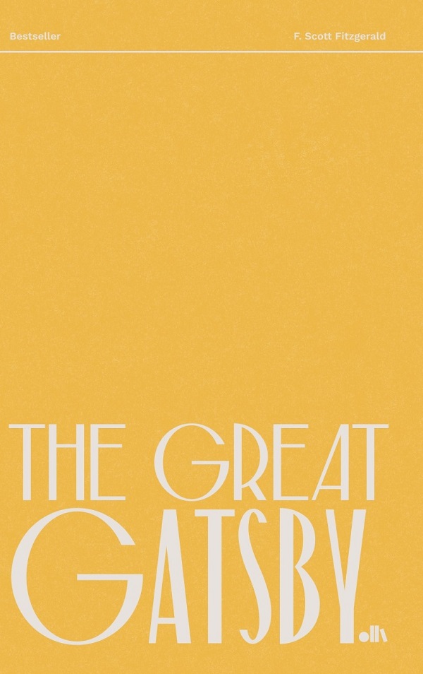 Coperta cărții 'The Great Gatsby - F. Scott Fitzgerald'