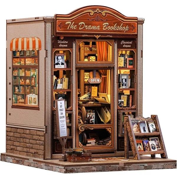 Puzzle 3D DIY Book Nook: The Drama Bookshop