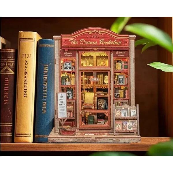 Puzzle 3D DIY Book Nook: The Drama Bookshop
