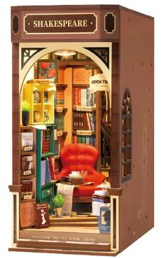 Imaginea produsului 'Puzzle 3D DIY Book Nook and Wonderland: Biblioteca lui Shakespeare'