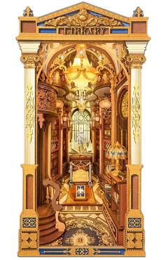 Imaginea produsului 'Puzzle 3D DIY Book Nook and Wonderland: Library of Wonders'