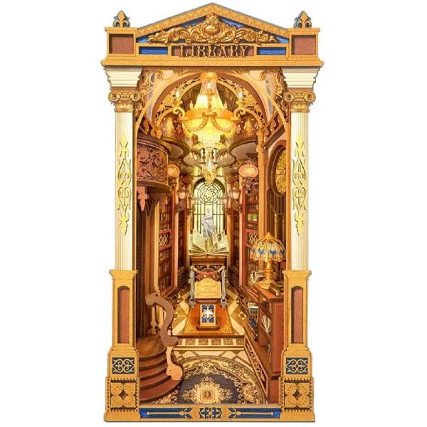 Puzzle 3D DIY Book Nook and Wonderland: Library of Wonders