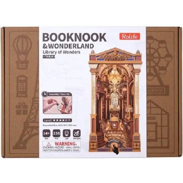 Puzzle 3D DIY Book Nook and Wonderland: Library of Wonders