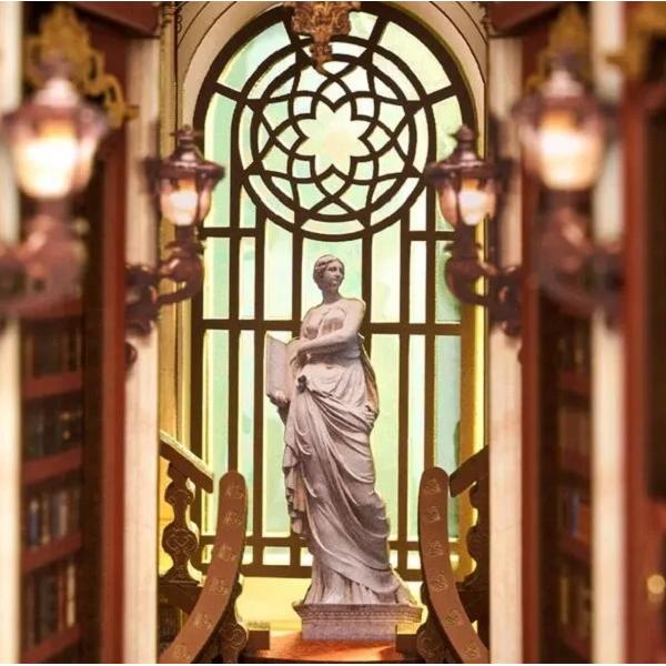 Puzzle 3D DIY Book Nook and Wonderland: Library of Wonders