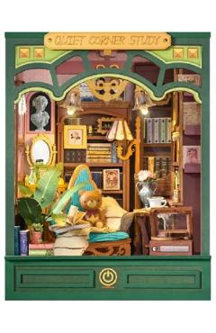 Imaginea produsului 'Puzzle 3D DIY Book Nook and Wonderland: Quiet Corner Study'