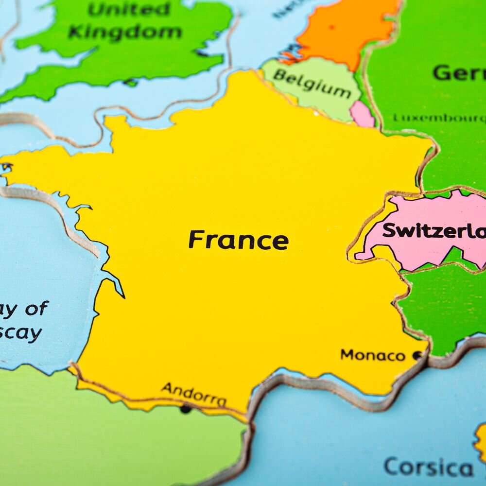 Imaginea produsului 'Puzzle din lemn. Harta Europei'