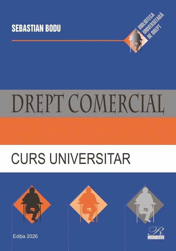 Coperta cărții 'Drept comercial. Curs universitar - Sebastian Bodu'