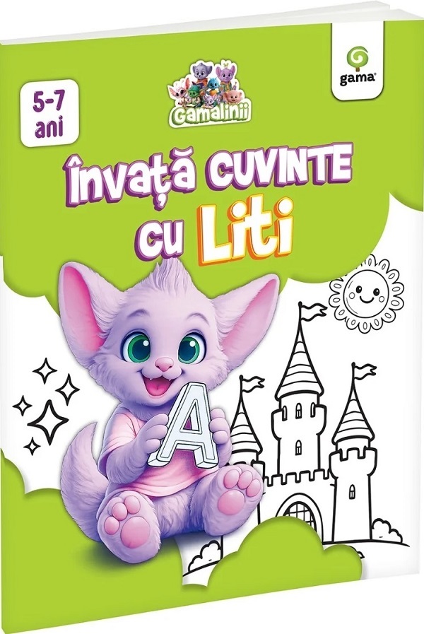 Coperta cărții 'Gamalinii. Învață cuvinte cu Liti'