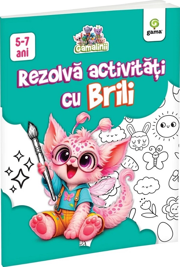 Coperta cărții 'Gamalinii. Rezolvă activități cu Brili'