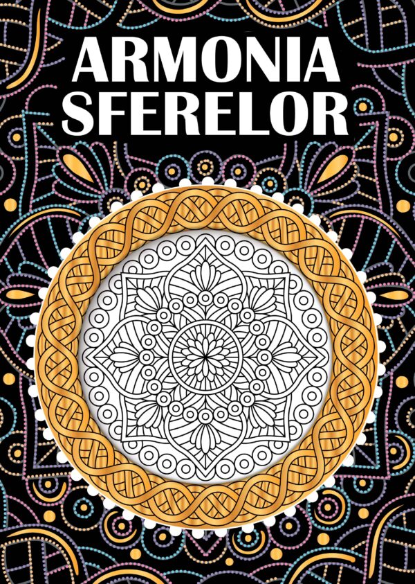 Coperta cărții 'Armonia sferelor. Carte de colorat'