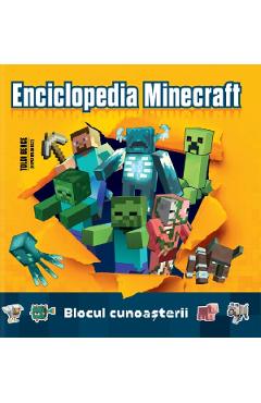 Coperta cărții 'Enciclopedia Minecraft. Blocul cunoașterii - Toldi Bence'