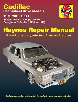 Coperta cărții 'Cadillac Rear Wheel Drive 1970-93 - J. H. Haynes'