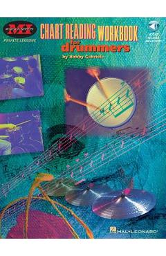 Coperta cărții 'Chart Reading Workbook for Drummers - Private Lessons Series Drum Chart Reading Lesson Book for Ensemble Performance'