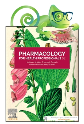 Coperta cărții 'Pharmacology for Health Professionals Anz: Includes Elsevier Adaptive Quizzing for Pharmacology for Health'