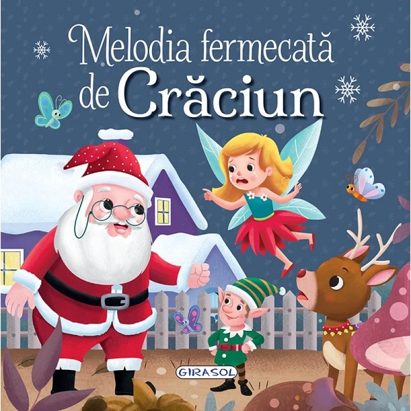Coperta cărții 'Melodia fermecată de Crăciun'