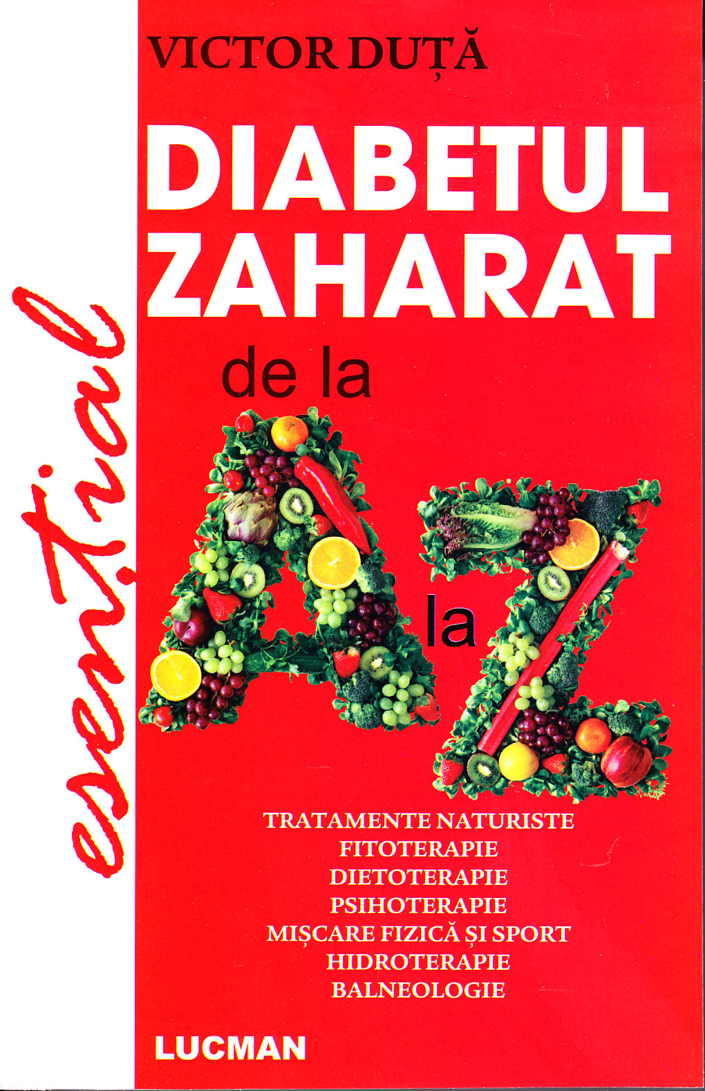Coperta cărții 'Diabetul zaharat De la A la Z - Victor Duta'