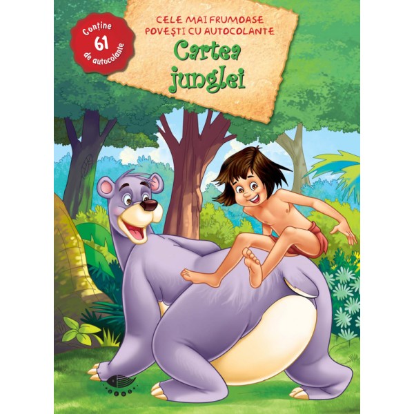 Cartea Junglei - Cele mai frumoase povesti cu autocolante