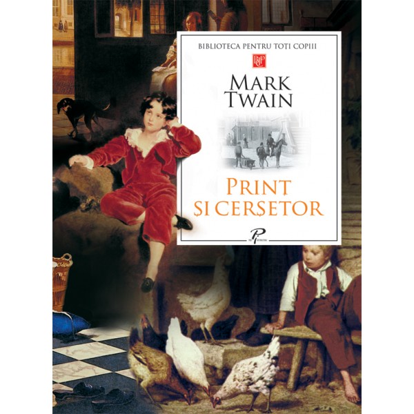 Coperta cărții 'Print si cersetor - Mark Twain'