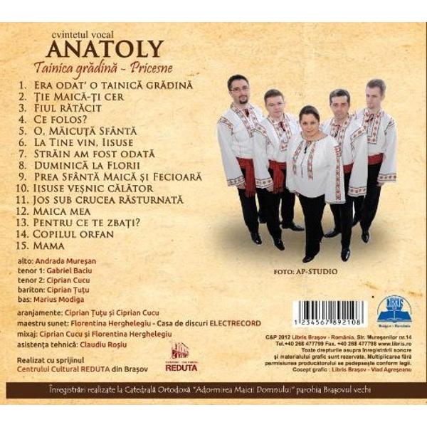 CD Anatoly - Tainica gradina