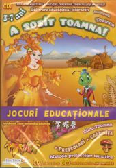 Coperta cărții 'CD 3-7 ani a sosit toamna! - Jocuri educationale'