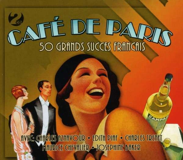 2CD Cafe De Pasris - 50 Grands Suces Francais
