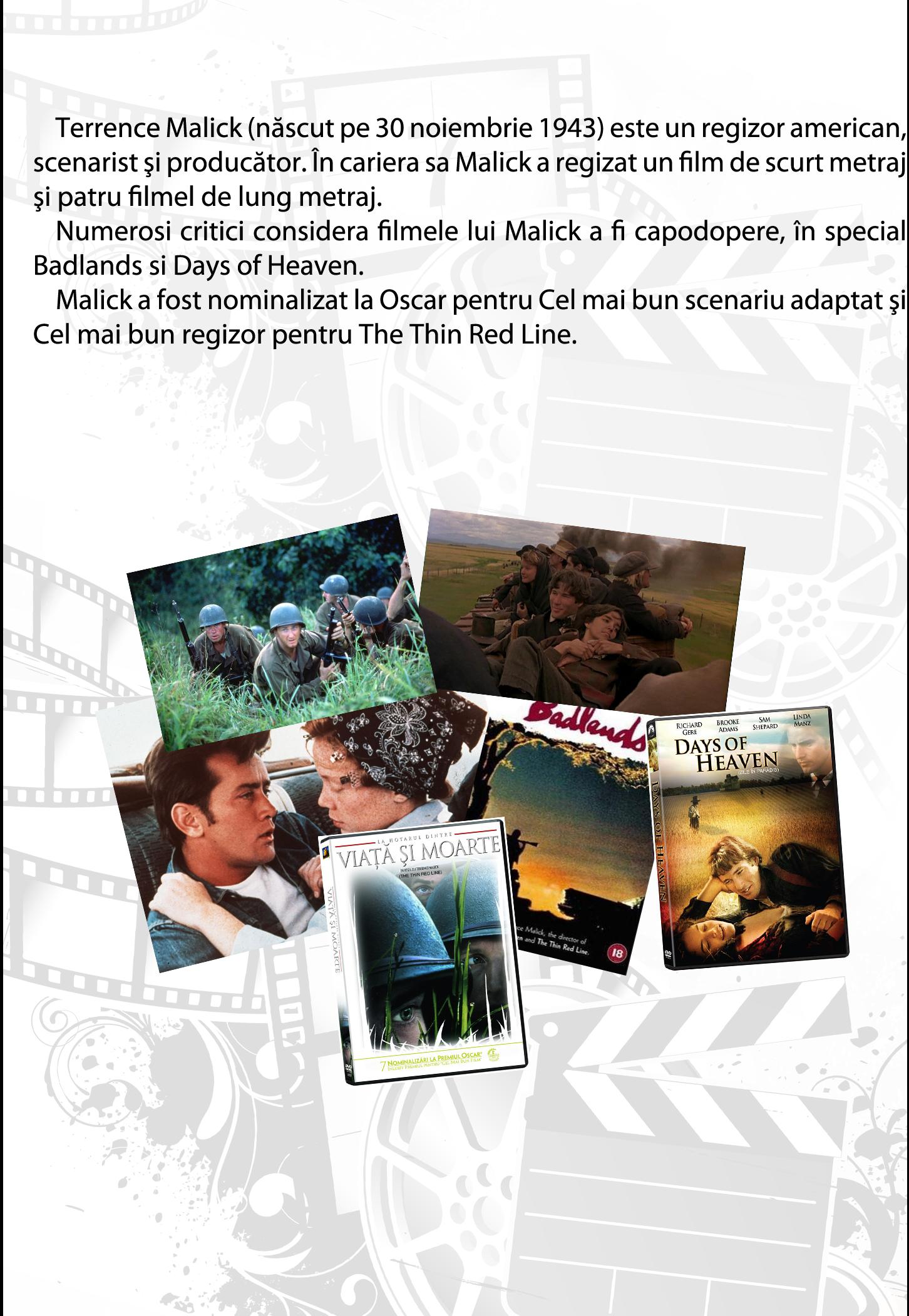 3DVD Pachet Terrence Malick