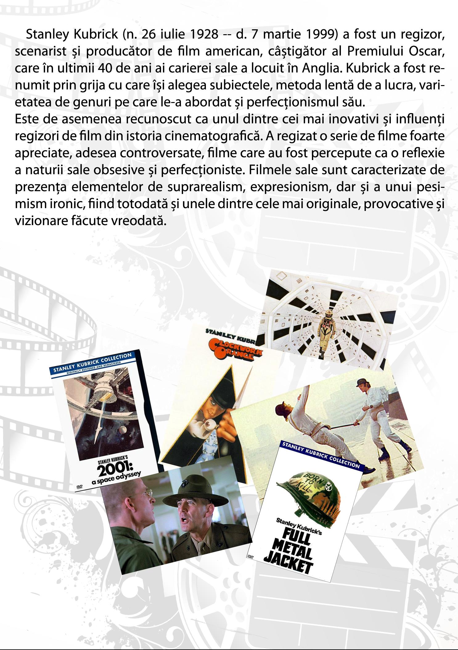 3DVD Pachet Stanley Kubrick