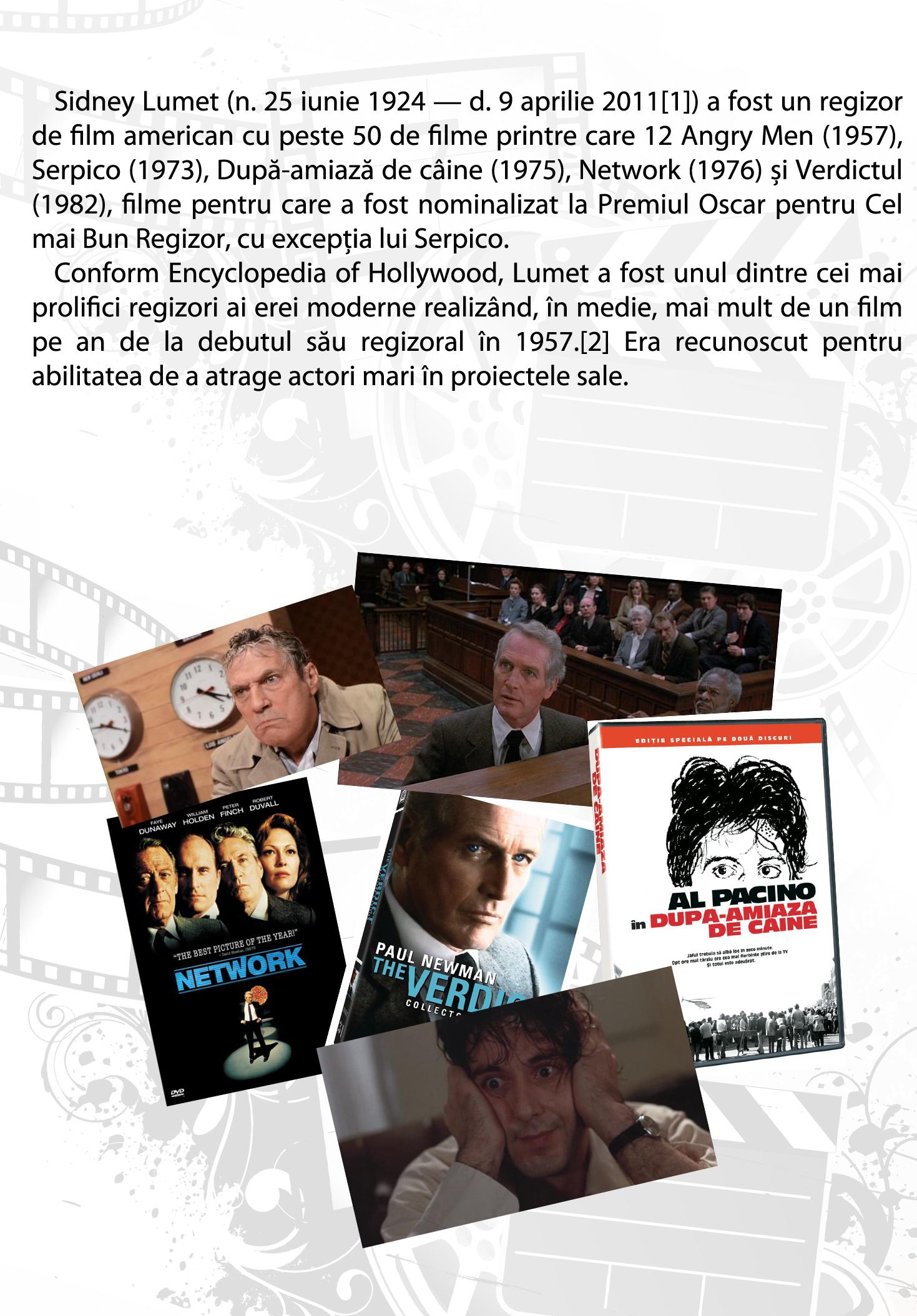 3DVD Pachet Sidney Lumet