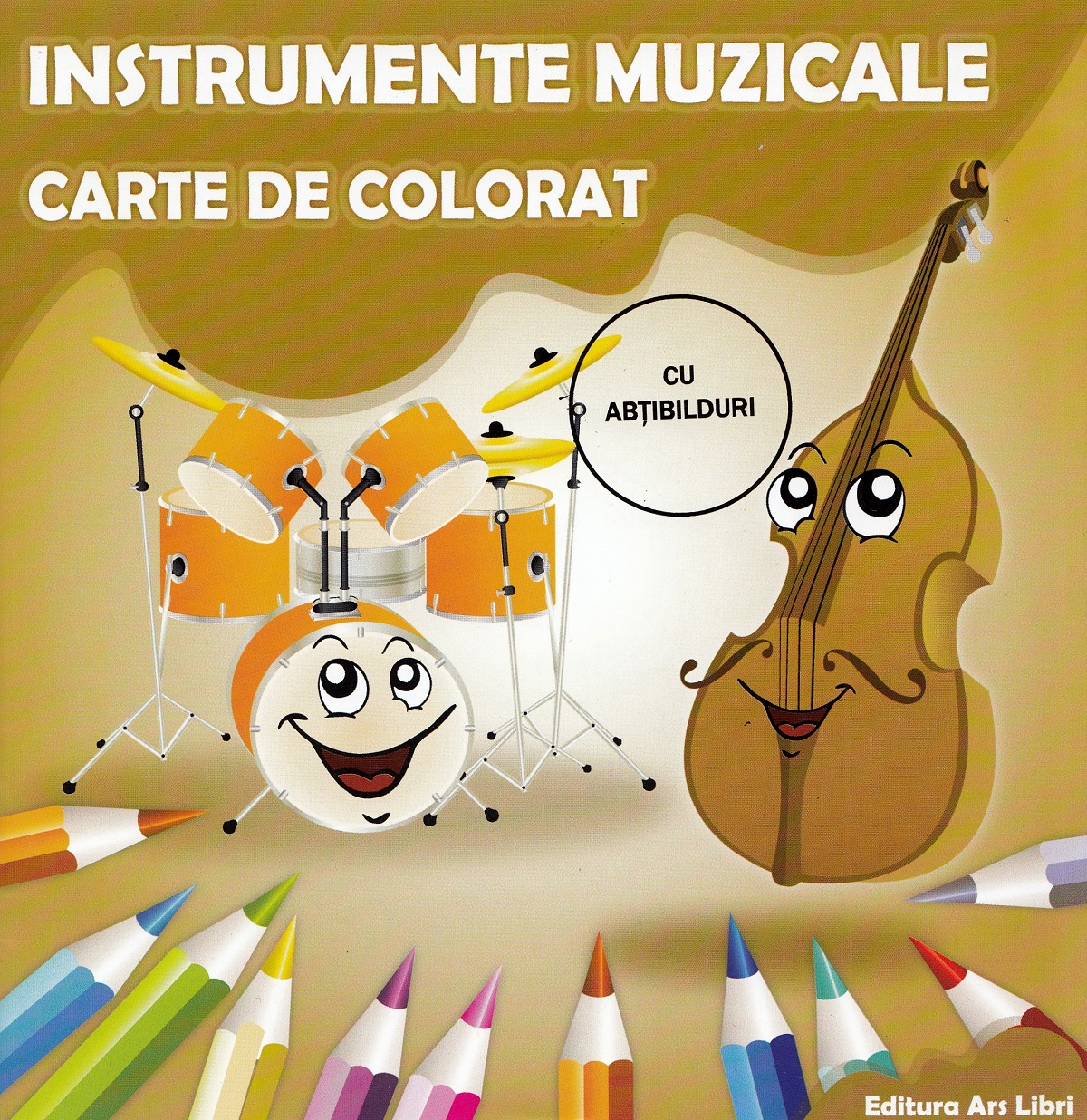 Instrumente muzicale. Carte de colorat - Adina Grigore