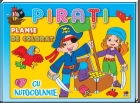Pirati Planse de colorat cu autocolante
