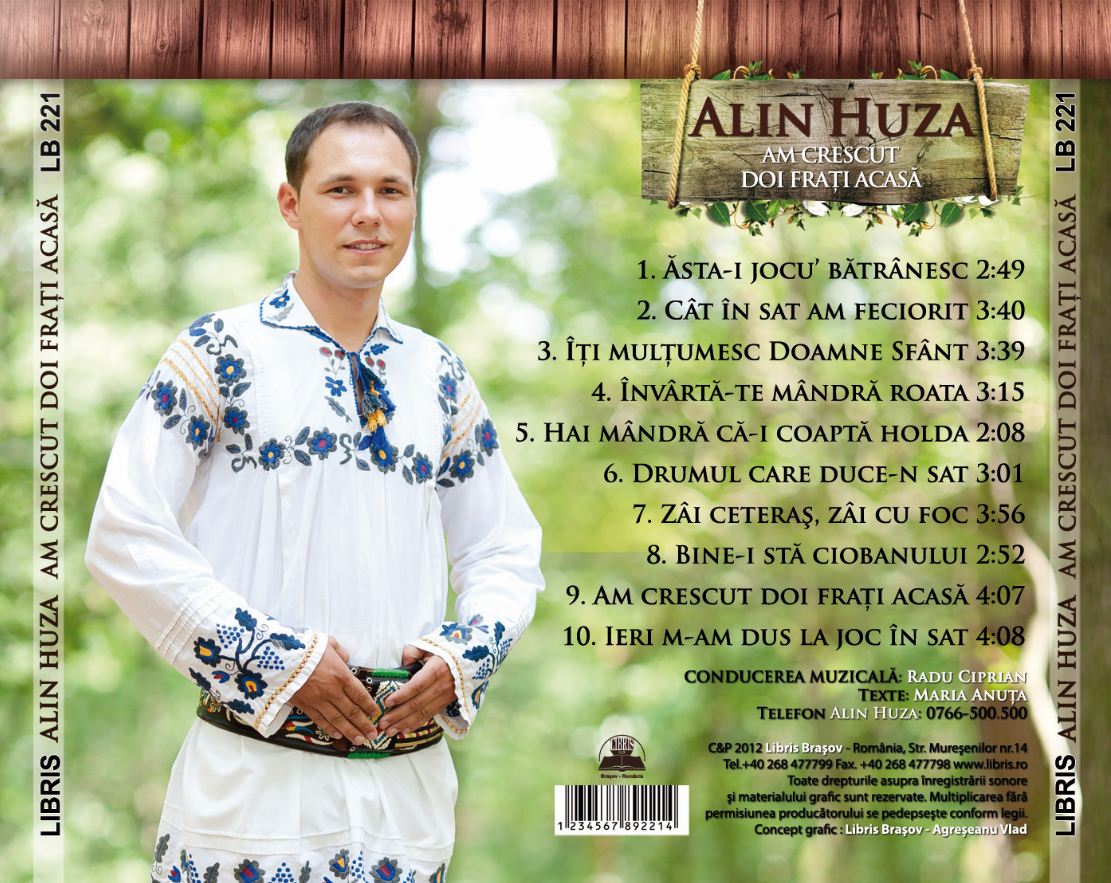 CD Alin Huza - Am crescut doi frati acasa