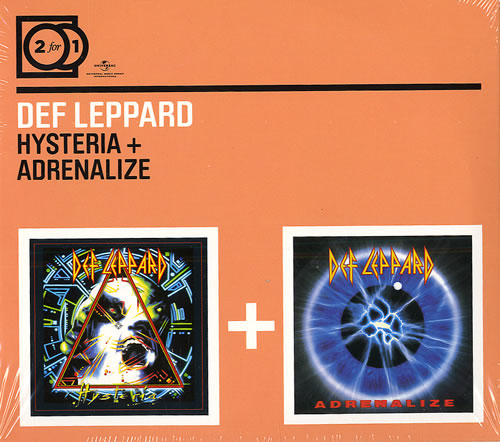 2CD Def Leppard - Hysteria + Adrenalize