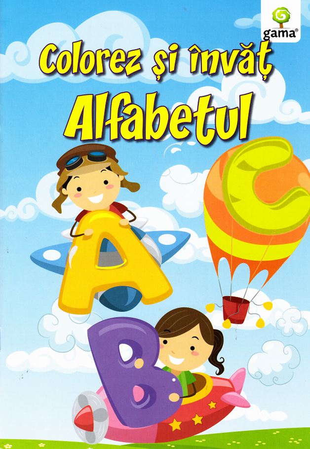 Colorez si invat alfabetul