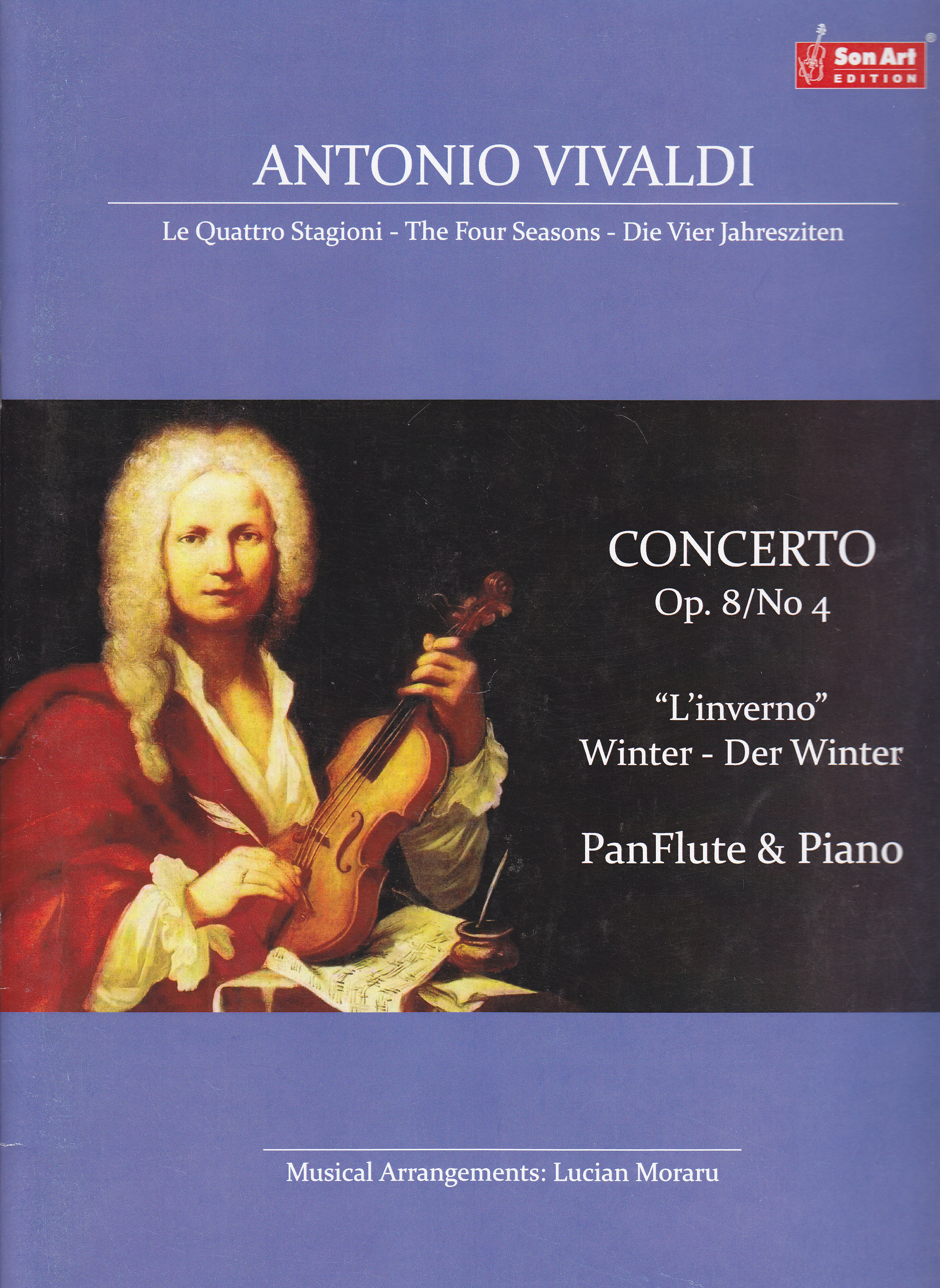 Antonio Vivaldi - Partitura: Concerto Op.8 No 4 Iarna nai si pian