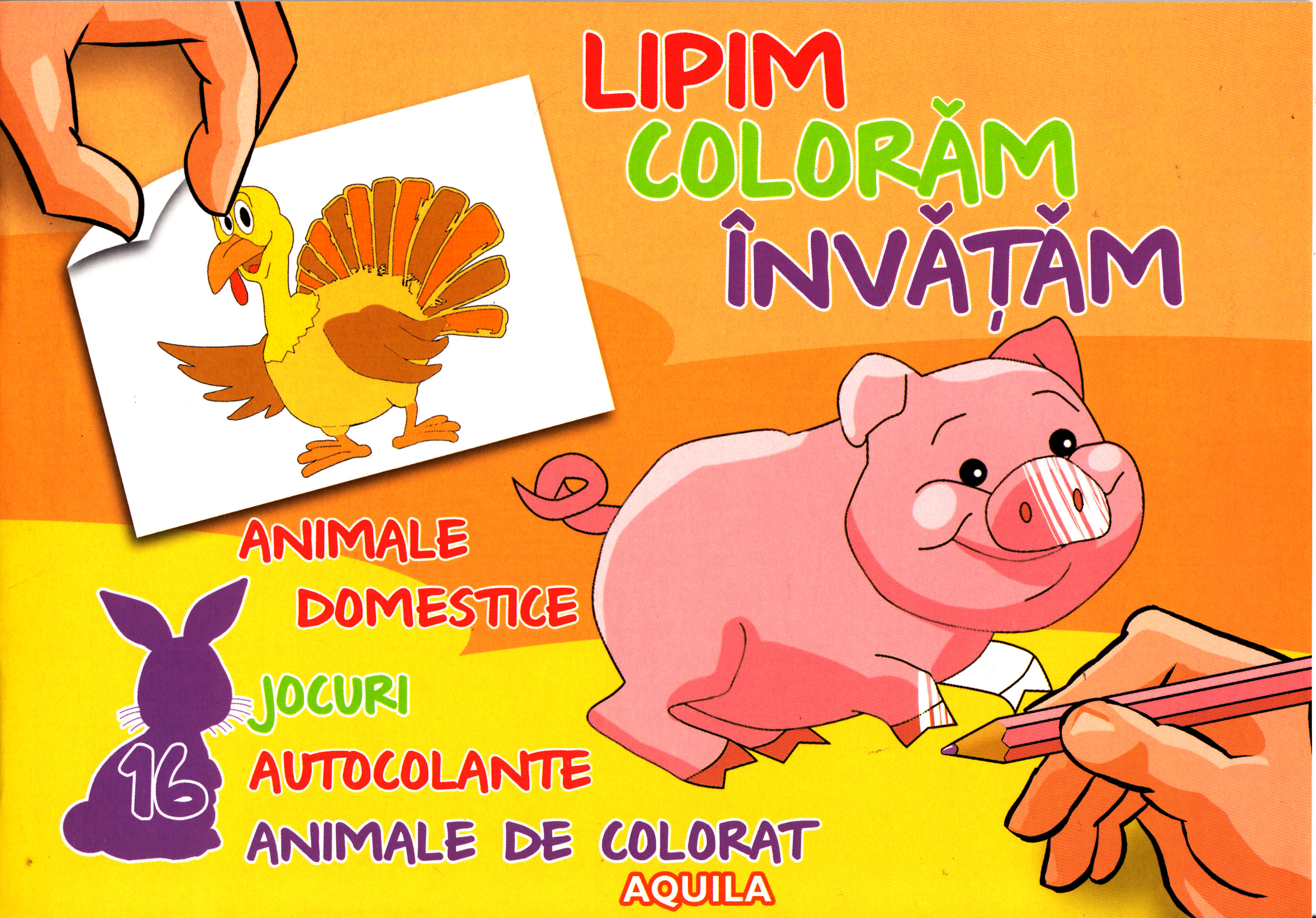 Lipim, coloram, invatam - Animale domestice