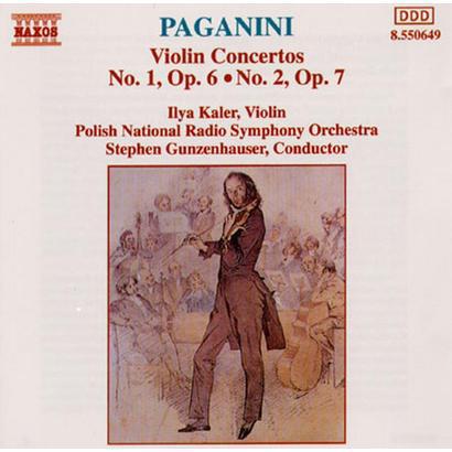 CD Paganini - Violon Concertos No.1, No.2 - Ilya Kaler, Stephen Gunzenhauser