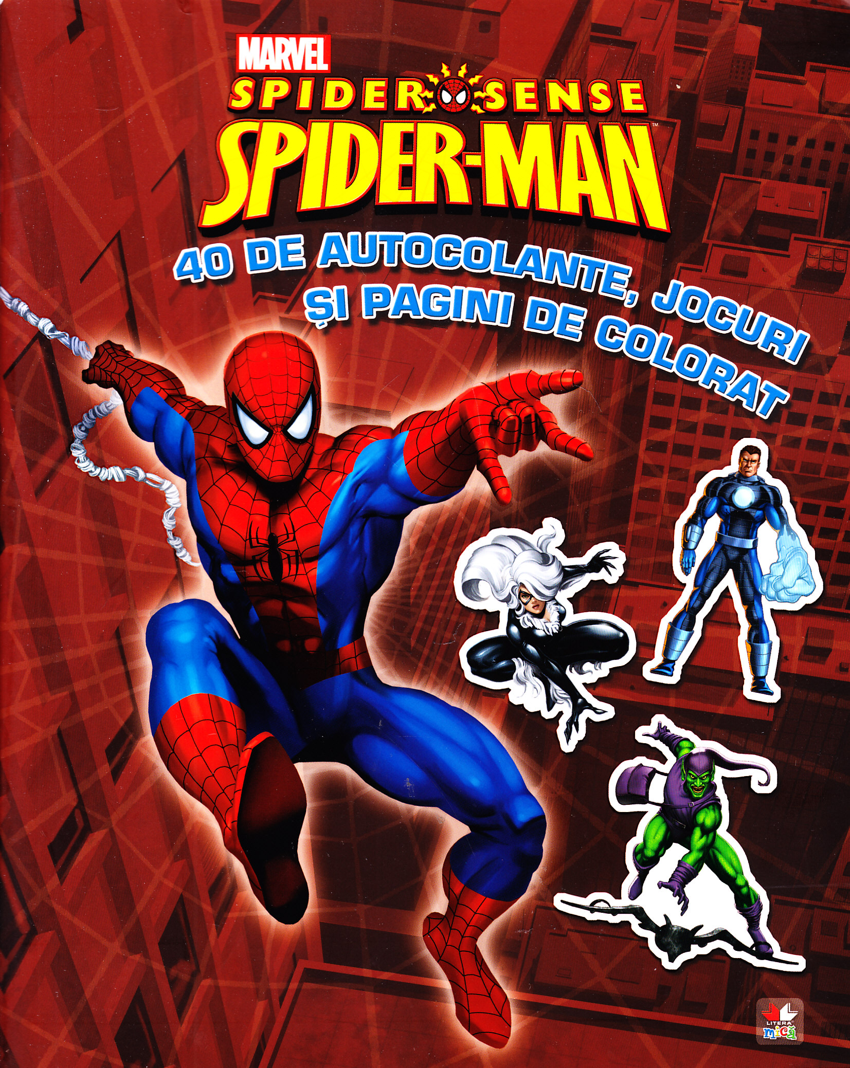 Spider-Man - 40 de autocolante, jocuri si pagini de colorat