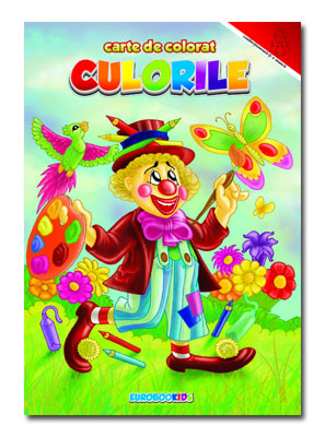 Culorile. Romana - Engleza - Carte de colorat