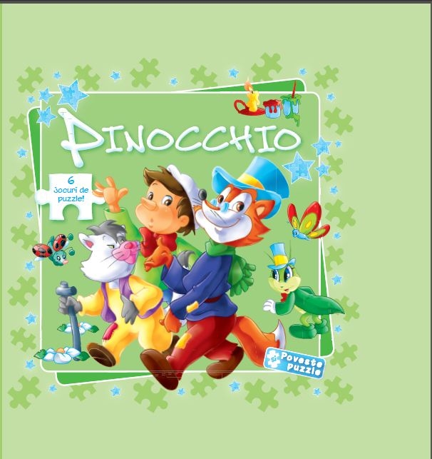 Pinocchio - 6 jocuri de puzzle