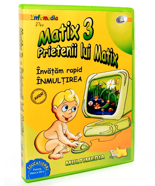 CD Matix 3 - Prietenii lui Matix - Invatam rapid inmultirea Cls. 3