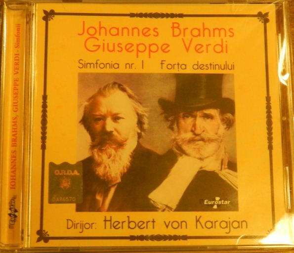 CD Johannes Brahms, Giuseppe Verdi - Simfonia Nr. 1, Forta Destinului