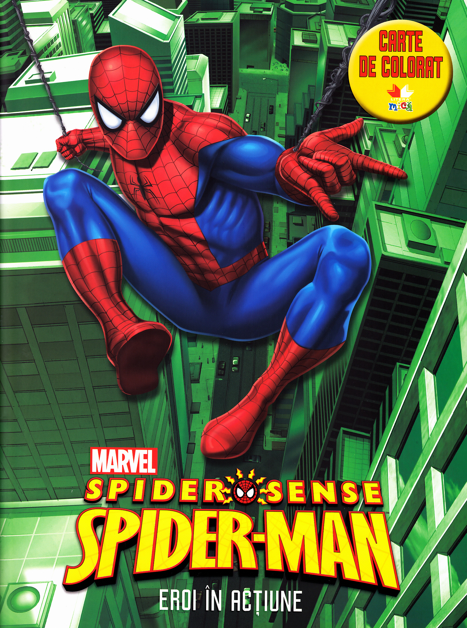 Spider-Man - Eroi in actiune - Carte de colorat