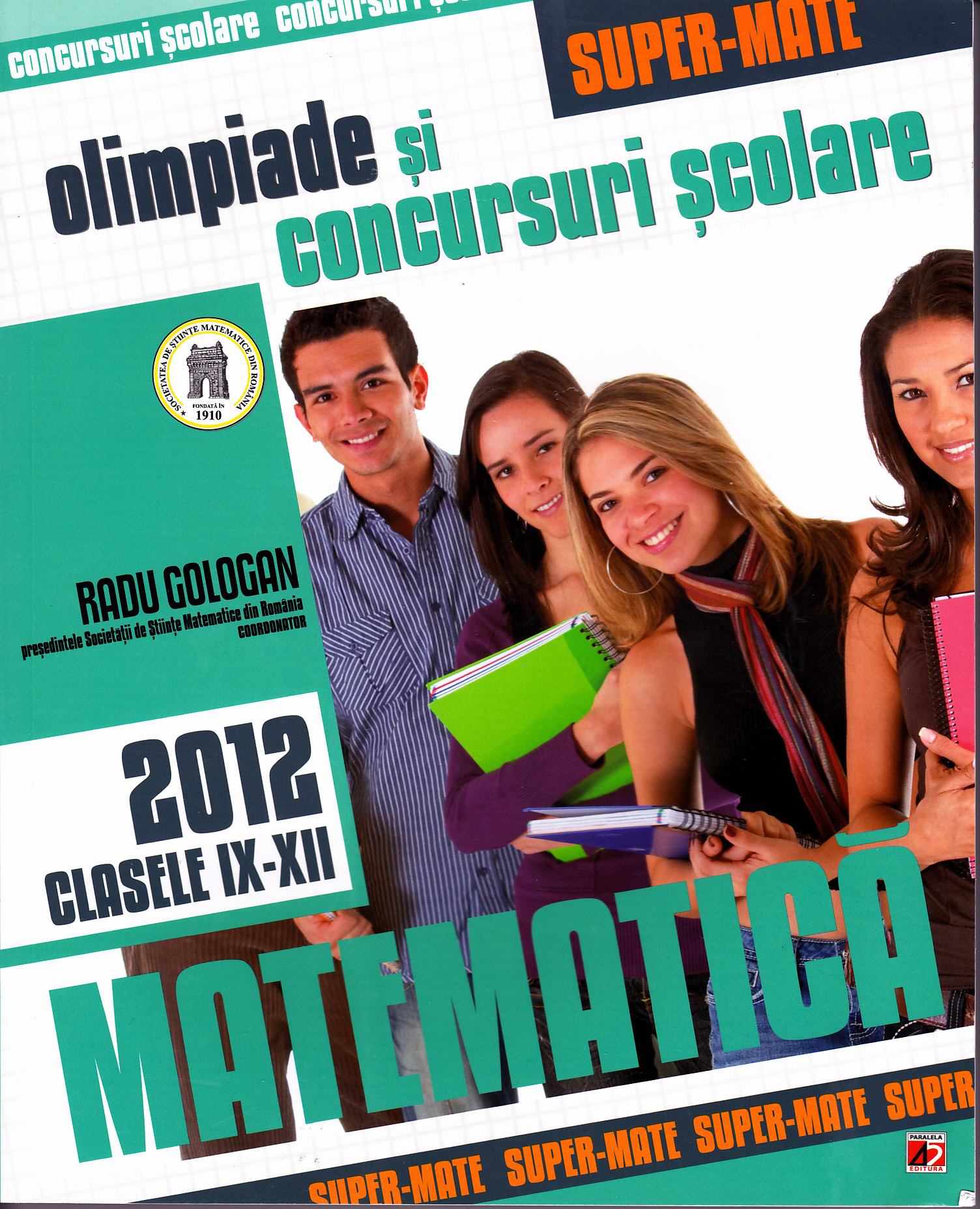 2012 Matematica Cls 9-12 Olimpiade Si Concursuri Scolare - Radu Gologan