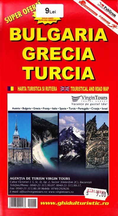 Harta Bulgaria Grecia Turcia
