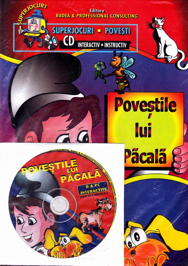 Povestile lui Pacala - Superjocuri, povesti - CD Interactiv