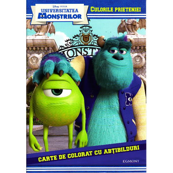 Disney Pixar - Universitatea Monstrilor - Cartea filmului + Culorile prieteniei