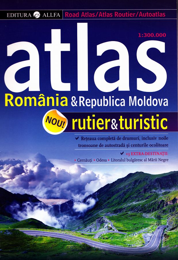 Atlas rutier si turistic Romania si Republica Moldova ed.2